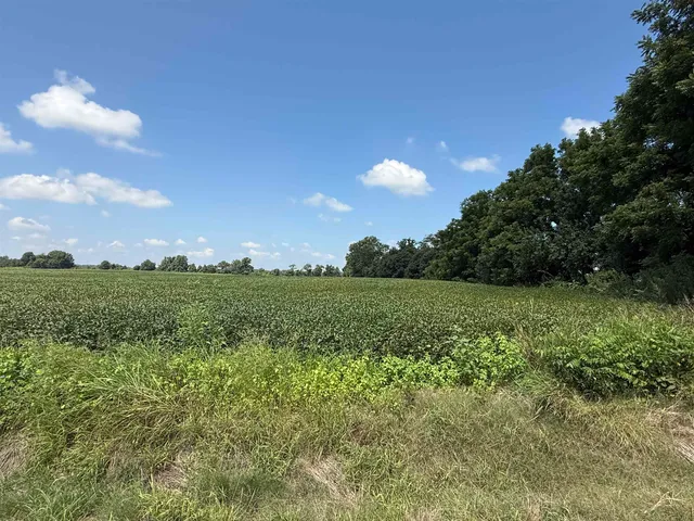 a view of lake with green space