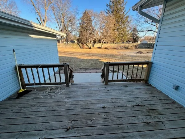 a view of a roof deck