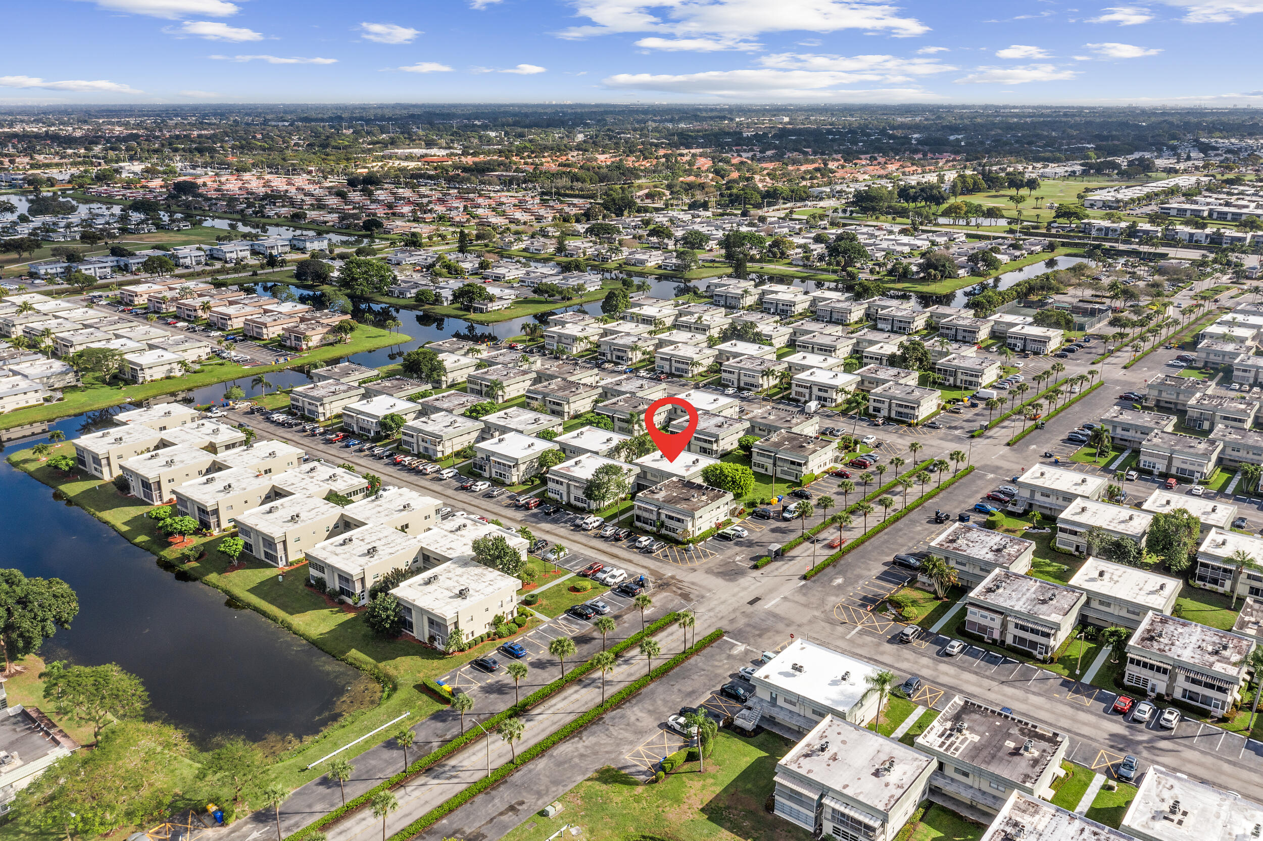 244 Monaco Way Delray Beach, FL 33446 - Photo 28 of 63 an aerial view of a city