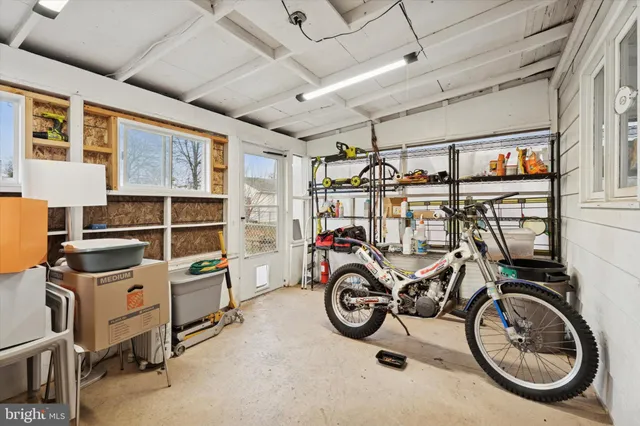 a view of a storage in a room