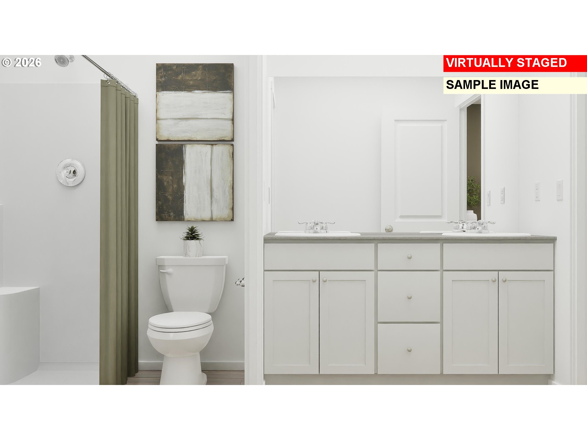 1379 Nolan Avenue Southeast Albany, OR 97322 - Photo 11 of 20 a bathroom with a sink a toilet and mirror