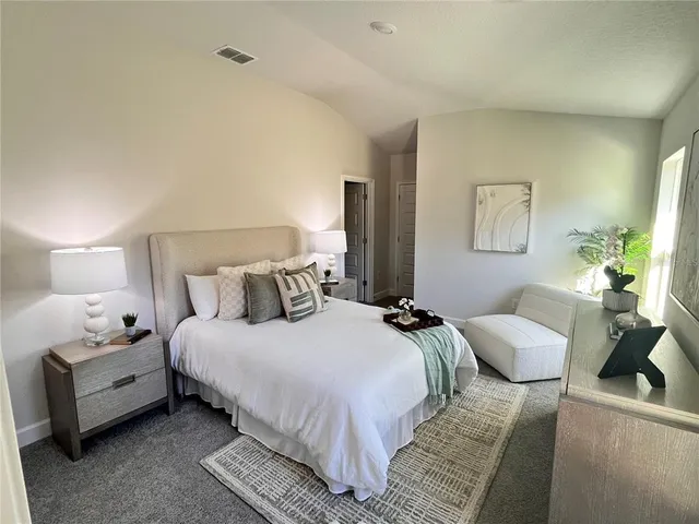 a house view with a garden space