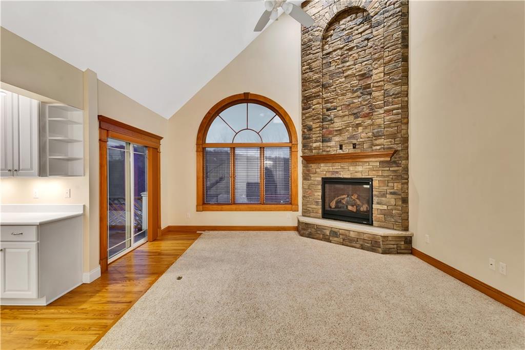 3553 Wiestertown Road Murrysville, PA 15632 - Photo 16 of 44 Floor to Ceiling Stone Fireplace