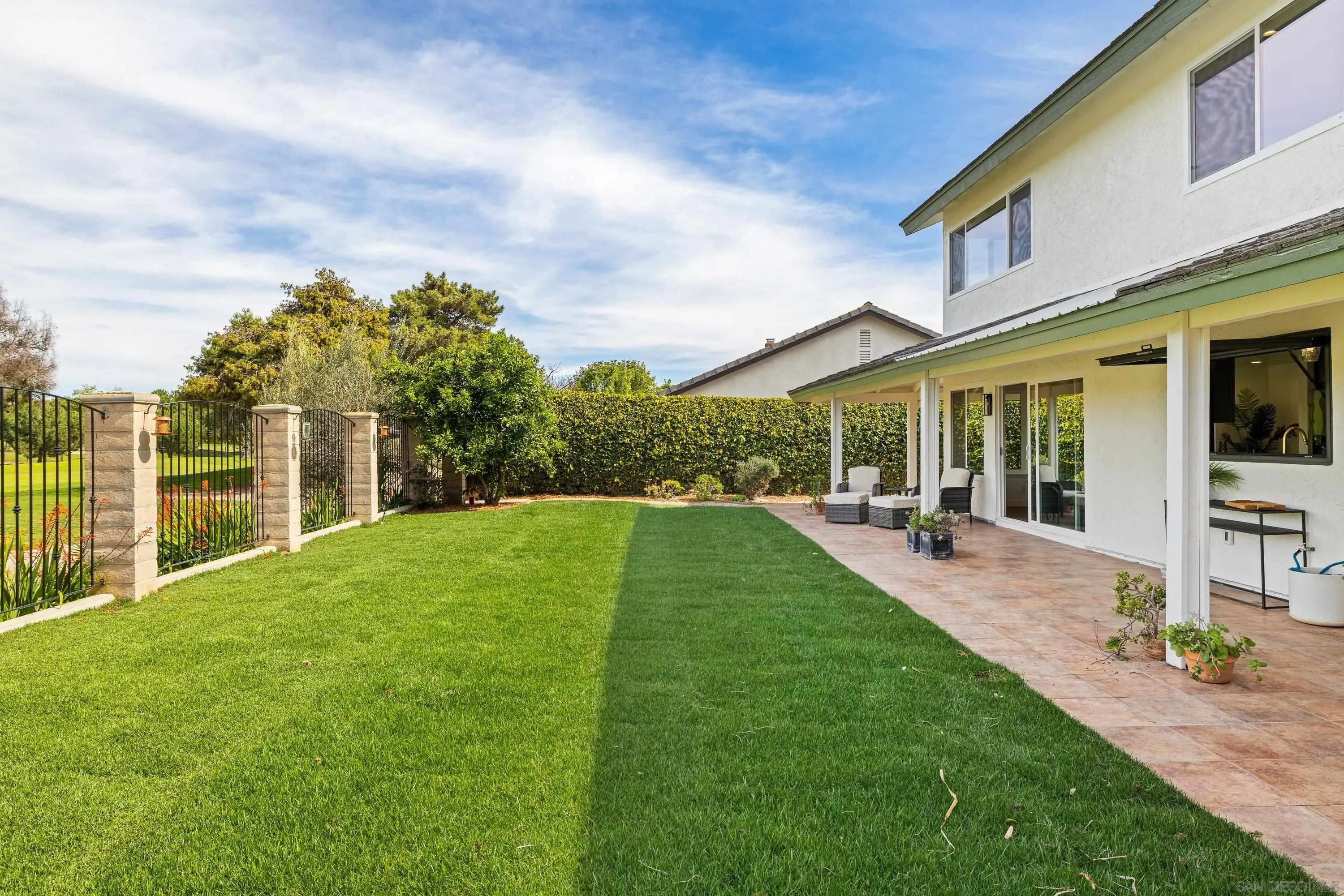 4422 Point Degada Oceanside, CA 92058 - Photo 41 of 57 a view of backyard of house with green space