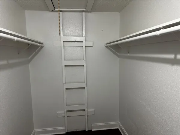 a view of walk in closet