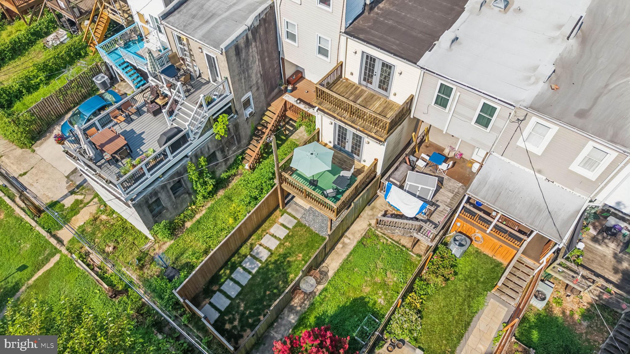 3005 Keswick Road Baltimore, MD 21211 - Photo 39 of 46 Aerial view of yard and outdoor spaces