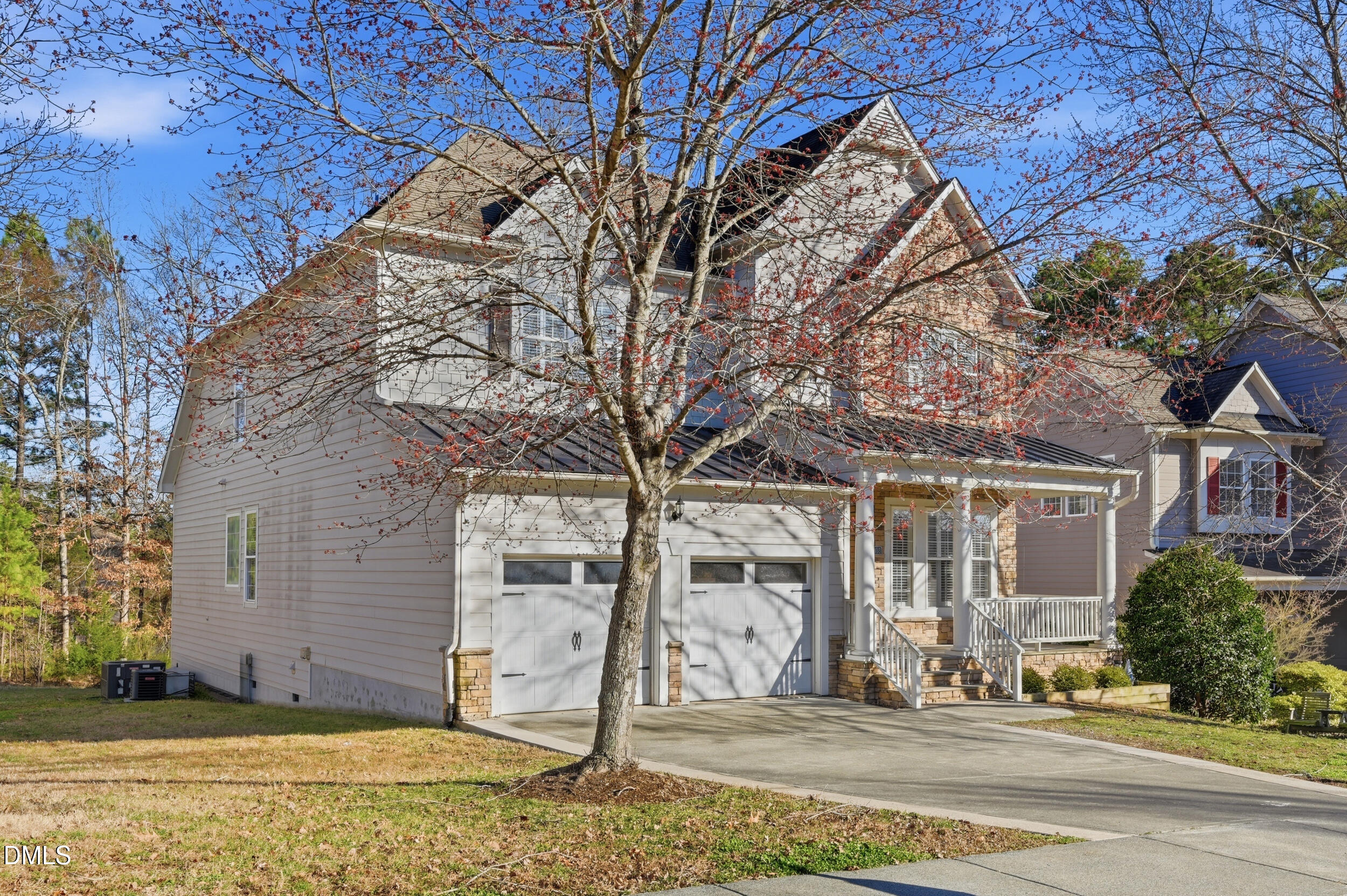 4803 Marena Place Durham, NC 27707 - Photo 3 of 42 a front view of a house with a yard