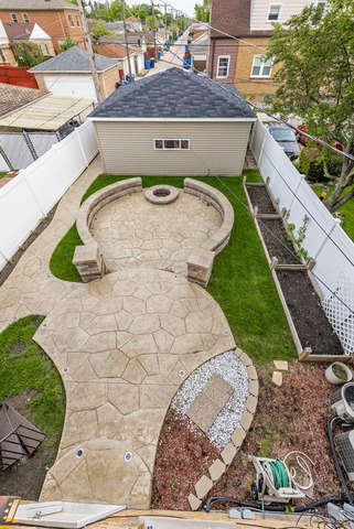 8013 West Irving Park Road Chicago, IL 60634 - Photo 24 of 25 a aerial view of a house with a yard