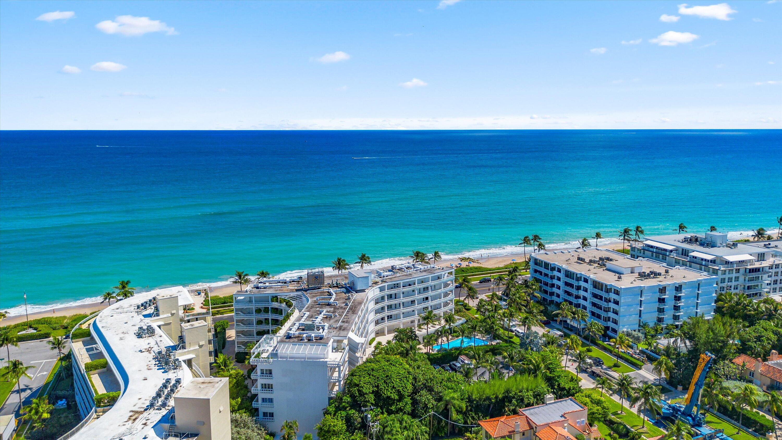 300 South Ocean Boulevard, Unit 4F Palm Beach, FL 33480 - Photo 17 of 19 an aerial view of multiple house