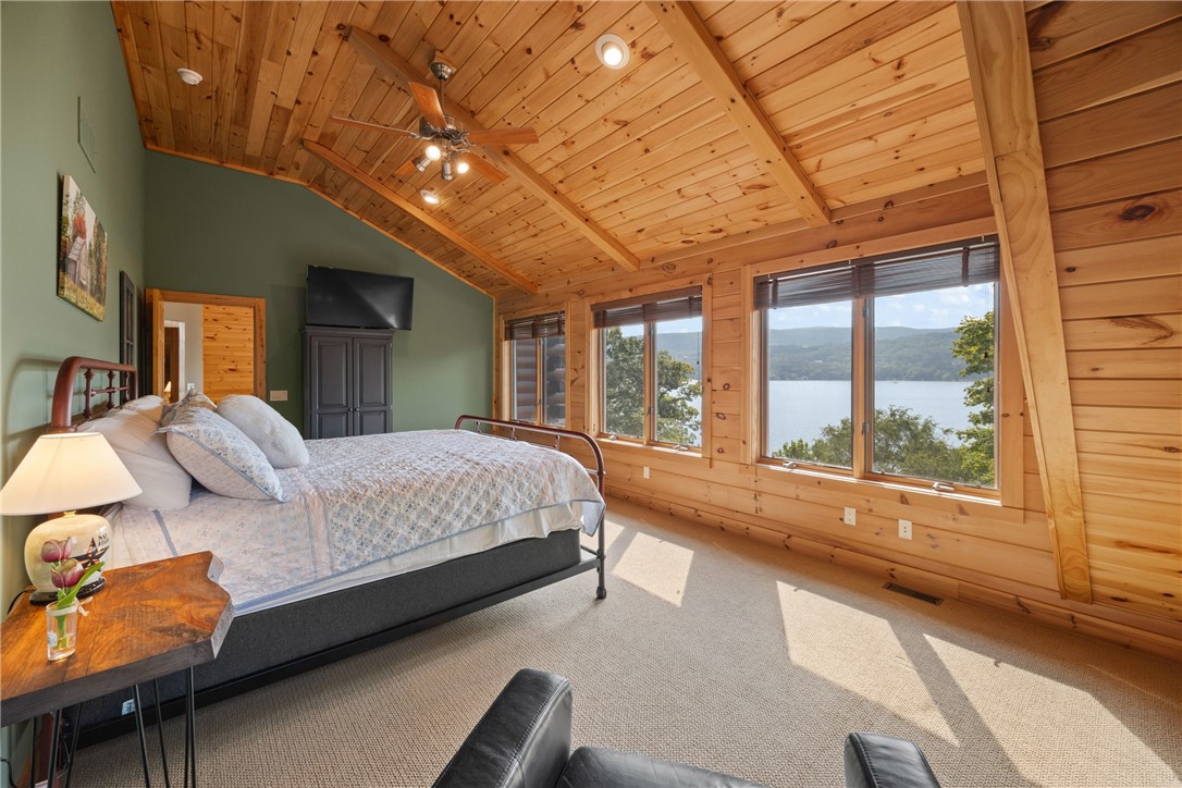 1265 South Lake Road Middlesex, NY 14507 - Photo 43 of 50 All bedrooms feature King Beds and Lake views