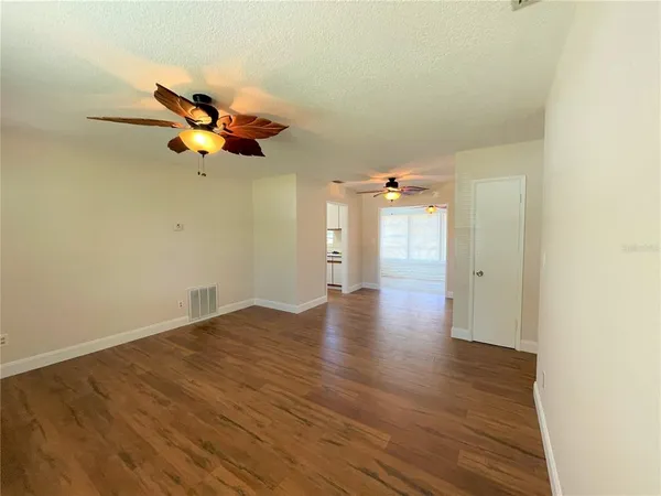 wooden floor in an empty room