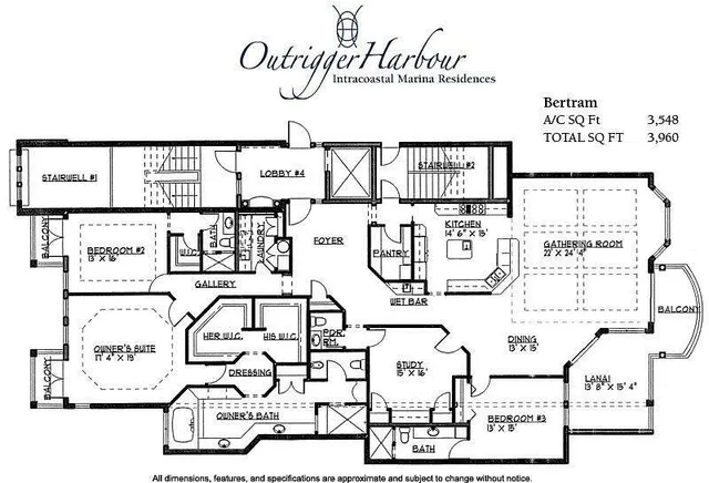 $1,975,000 | 1533 Northeast Outrigger Landings Drive, Unit 205, Jensen Beach, FL 34957