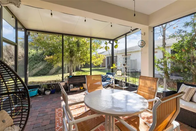 a view of a yard with a trees