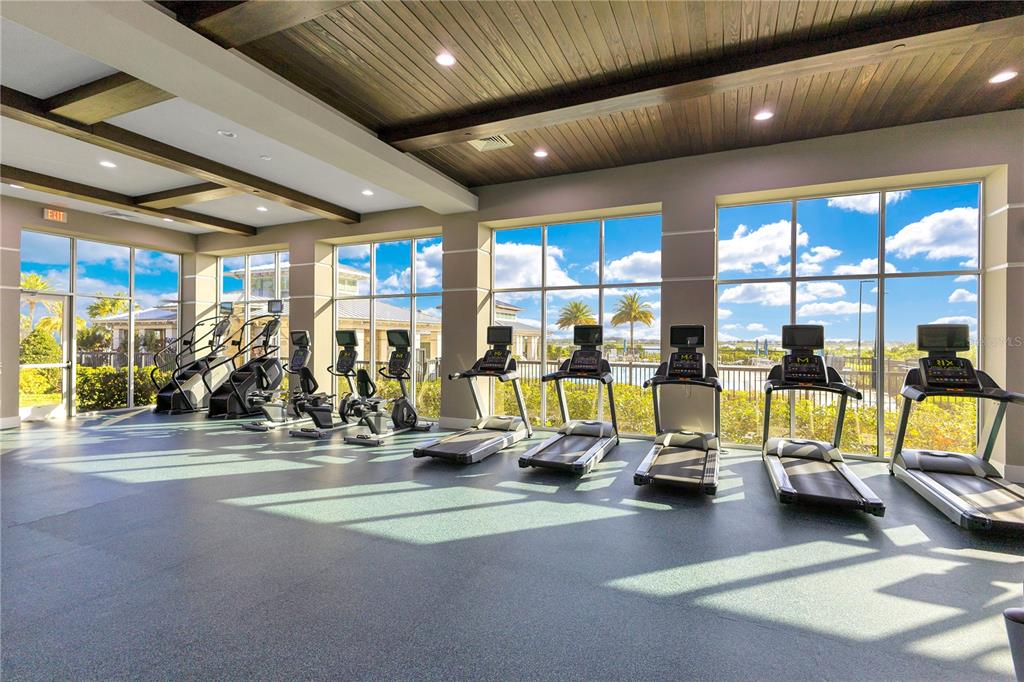2463 Datura Loop St. Cloud, FL 34772 - Photo 52 of 57 a view of a room with gym equipment