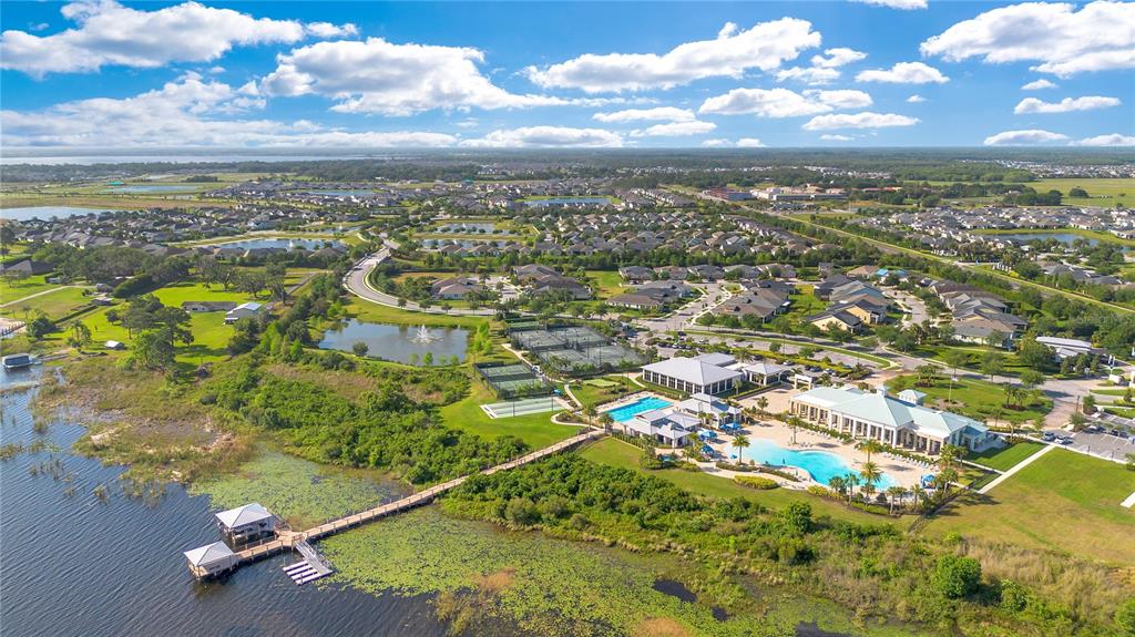2463 Datura Loop St. Cloud, FL 34772 - Photo 57 of 57 an aerial view of residential houses with outdoor space and swimming pool