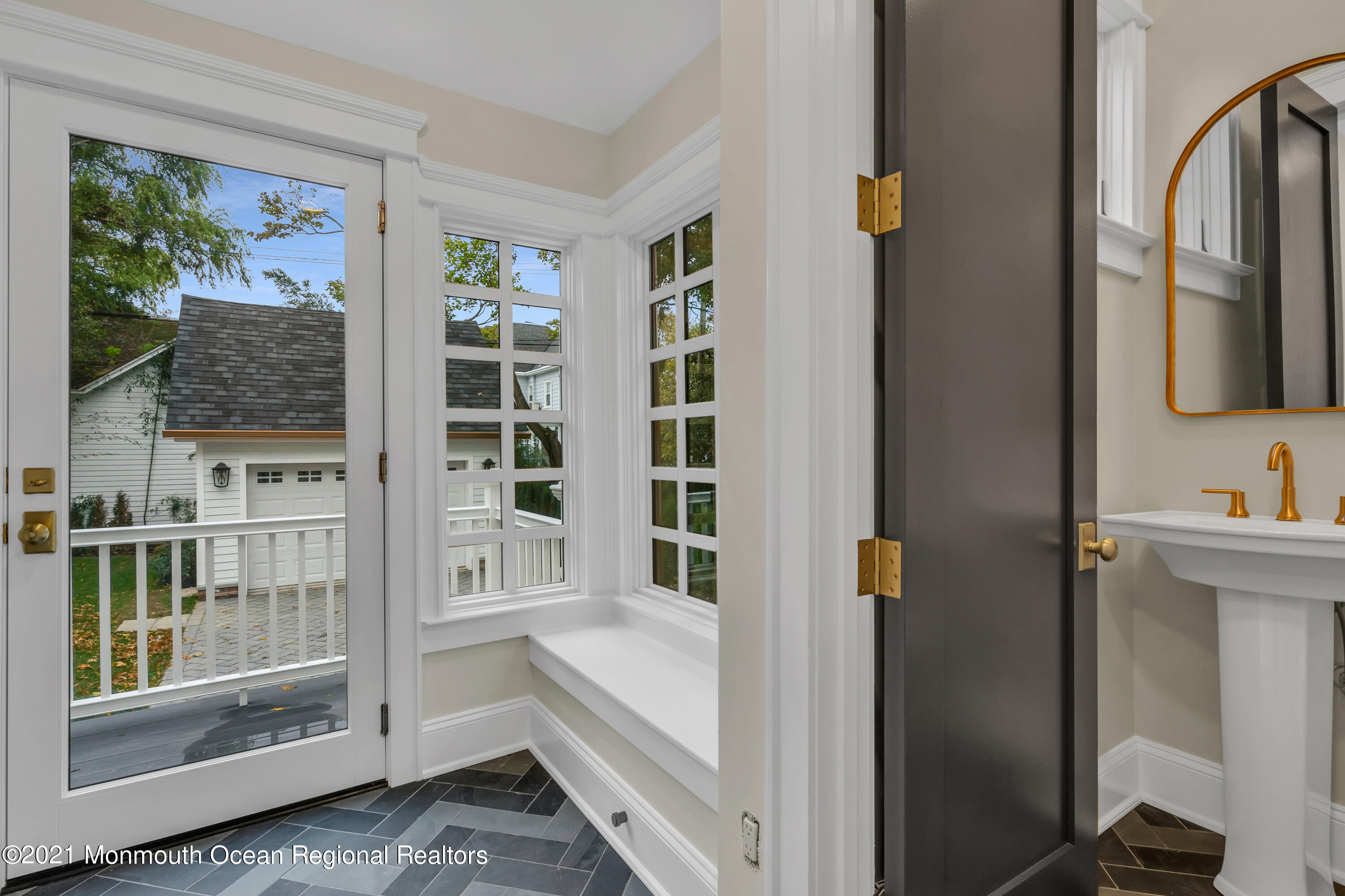 222 Cedar Avenue Allenhurst, NJ 07711 - Photo 33 of 73 a bathroom with a tub and a view of bathroom