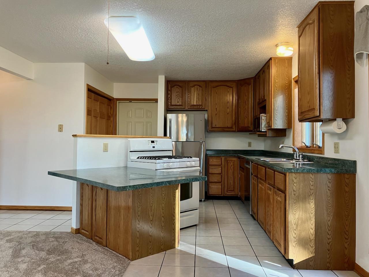 7561 West Judson Road Polo, IL 61064 - Photo 4 of 44 a kitchen with stainless steel appliances granite countertop a sink stove and refrigerator