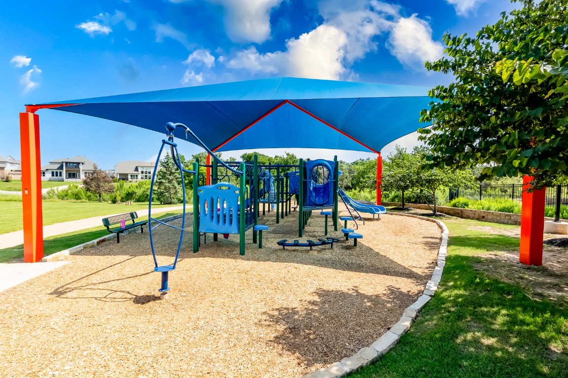 1104 Terrace View Georgetown, TX 78628 - Photo 35 of 36 a view of a entertaining space with a patio