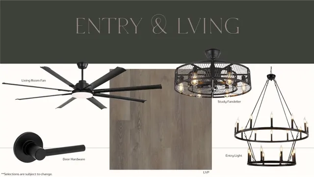 a picture of a room with a table and chandelier