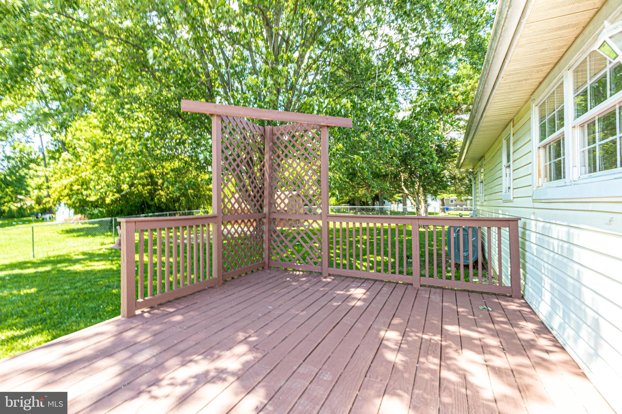 1500 Ross Road Bel Air, MD 21014 - Photo 48 of 62 Trellis on rear deck & mature trees