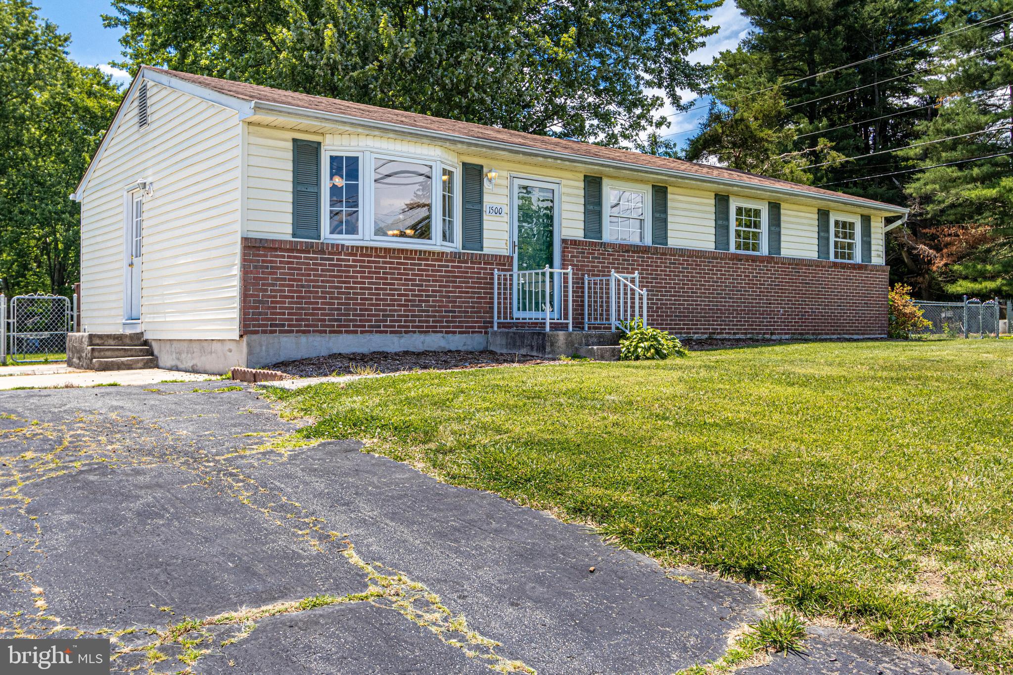 1500 Ross Road Bel Air, MD 21014 - Photo 6 of 62 Sidewalk to front door & gate to fenced rear yard