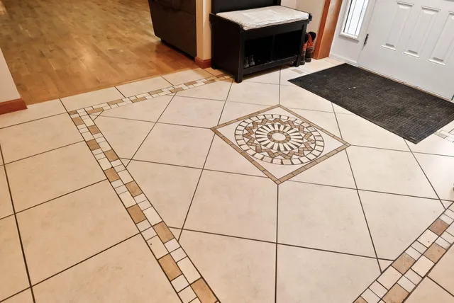 a view of a entryway