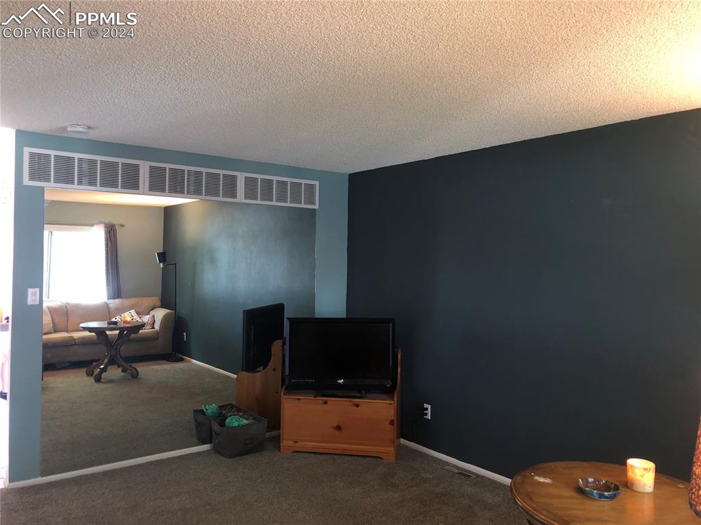2953 Mesa Road, Unit B Colorado Springs, CO 80904 - Photo 3 of 17 a living room with furniture and a flat screen tv