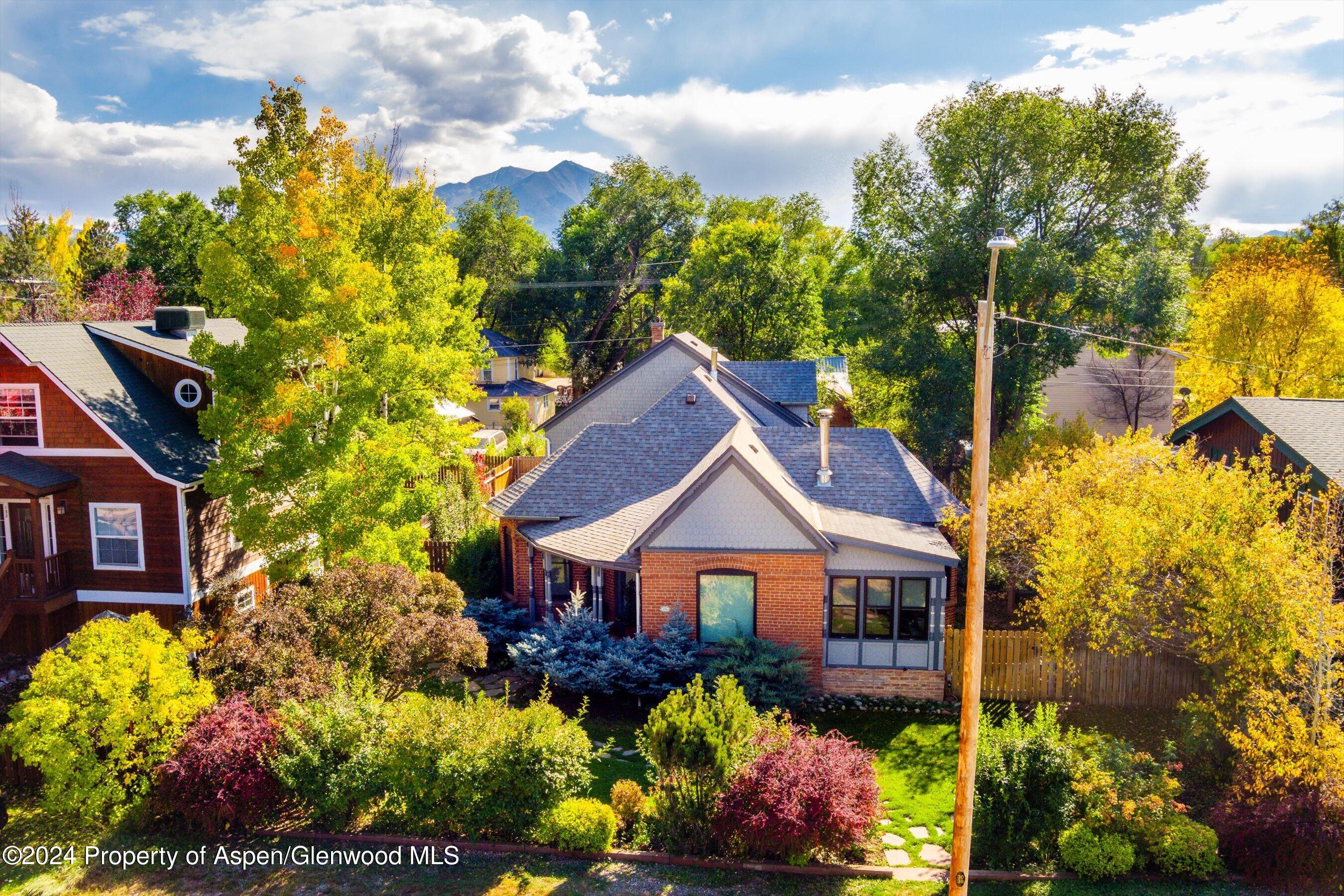 156 Garfield Avenue Carbondale, CO 81623 - Photo 23 of 24 a front view of a house with a yard and covered with plants