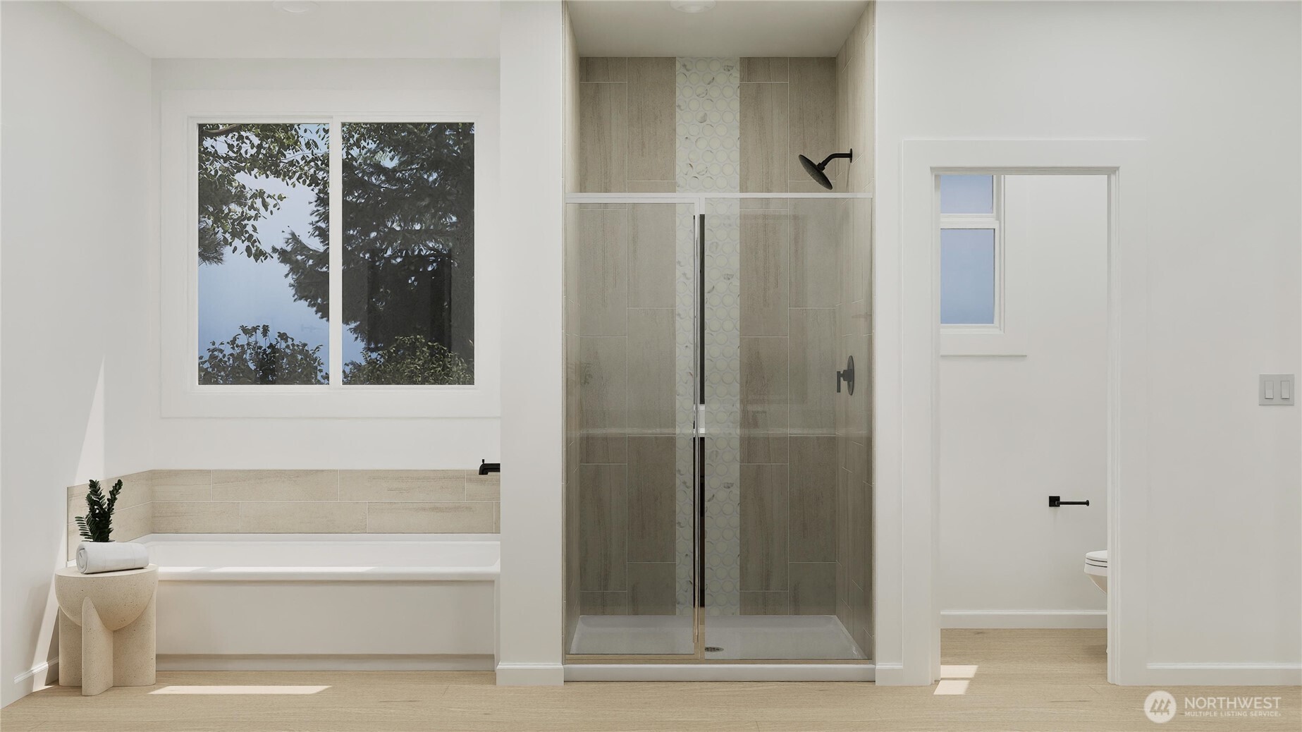 970 Folgate Drive Sequim, WA 98382 - Photo 11 of 21 a bathroom with a bathtub and a shower
