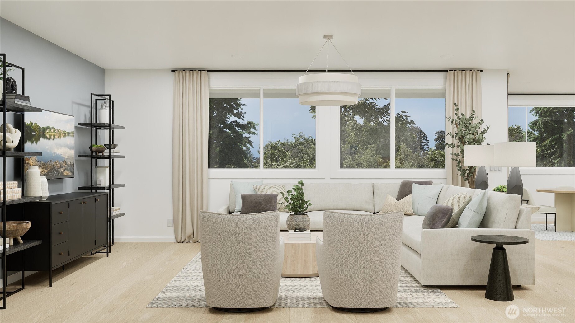 970 Folgate Drive Sequim, WA 98382 - Photo 8 of 21 a living room with furniture and a large window