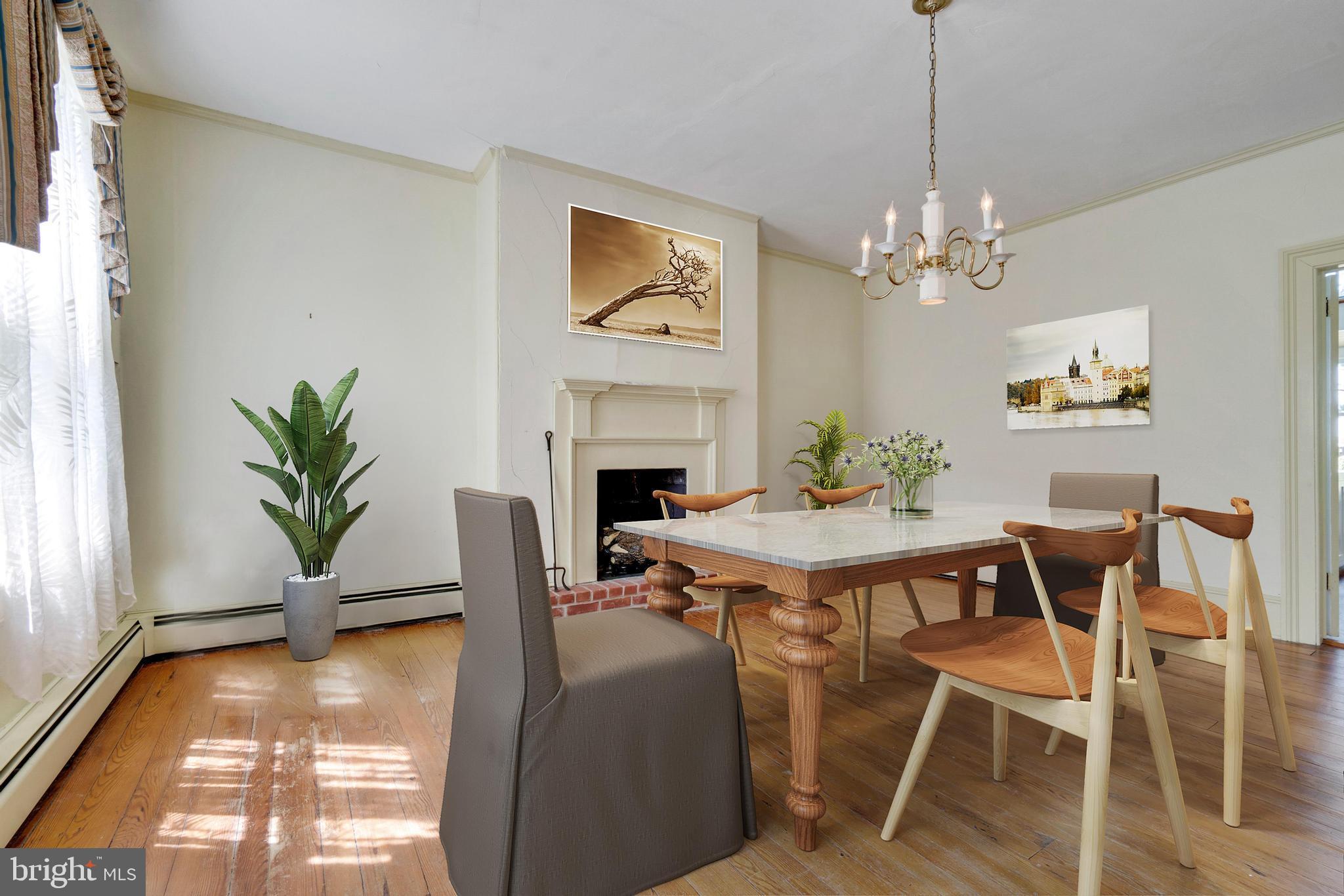 5184 Edesville Road Rock Hall, MD 21661 - Photo 23 of 48 Dining room virtually staged