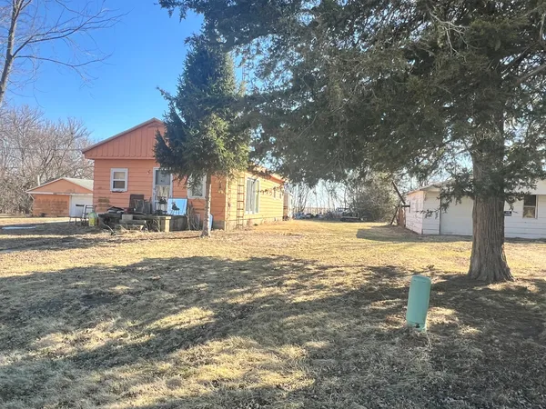 a view of yard with tree