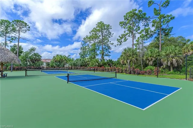 a view of a tennis court