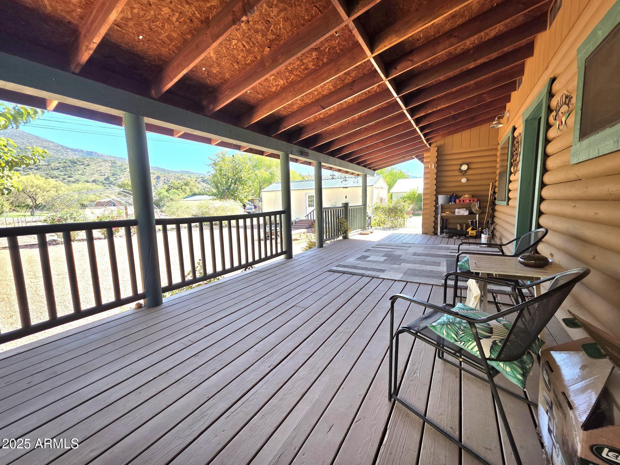 367 River Road Payson, AZ 85541 - Photo 37 of 44 a view of a patio with wooden floor