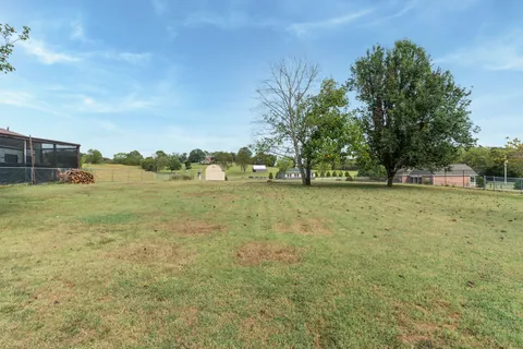 a view of yard with ocean view