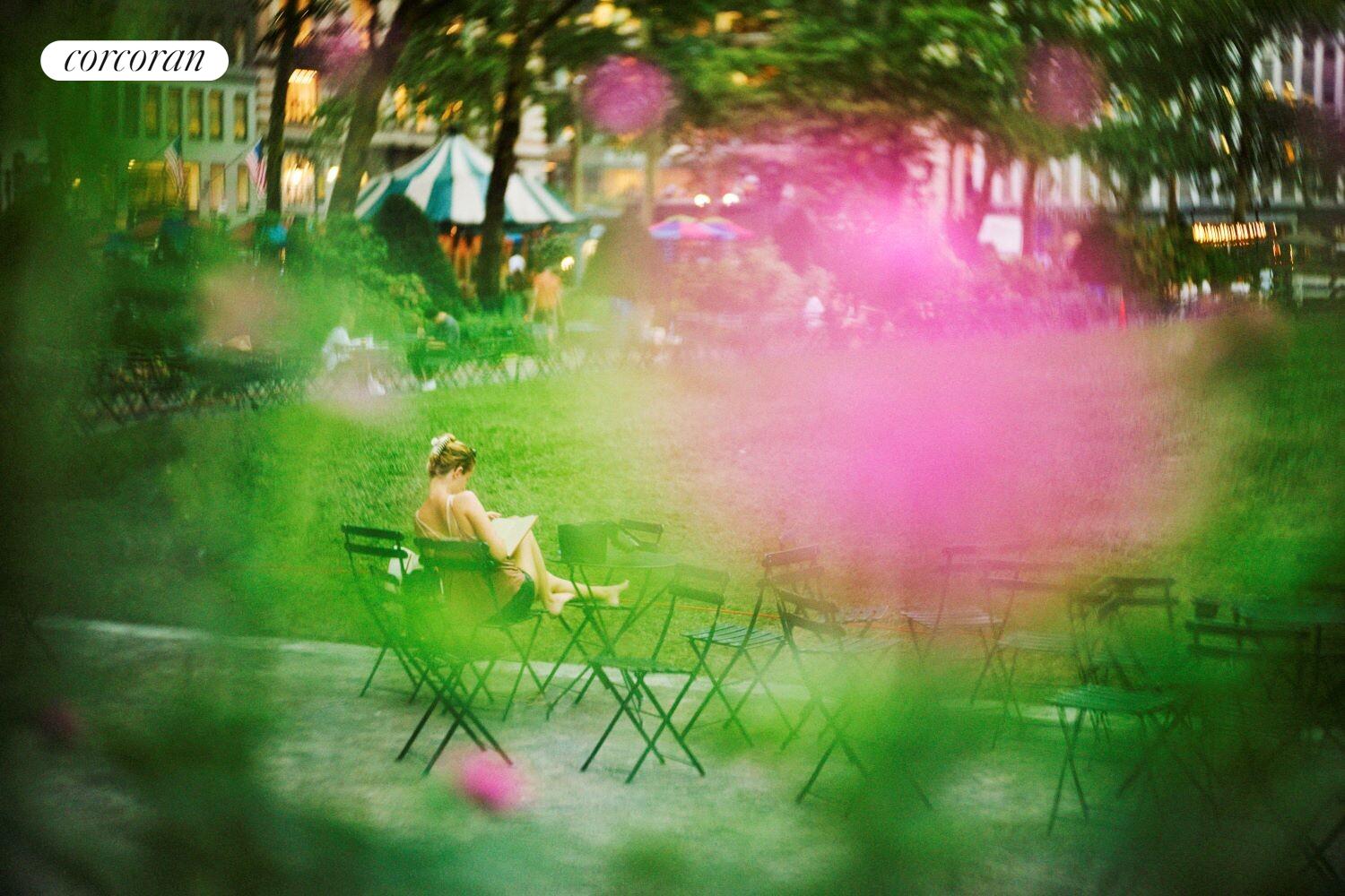 520 5th Avenue, Unit PH78 Manhattan, NY 10036 - Photo 19 of 20 a backyard of a house with lots of green space