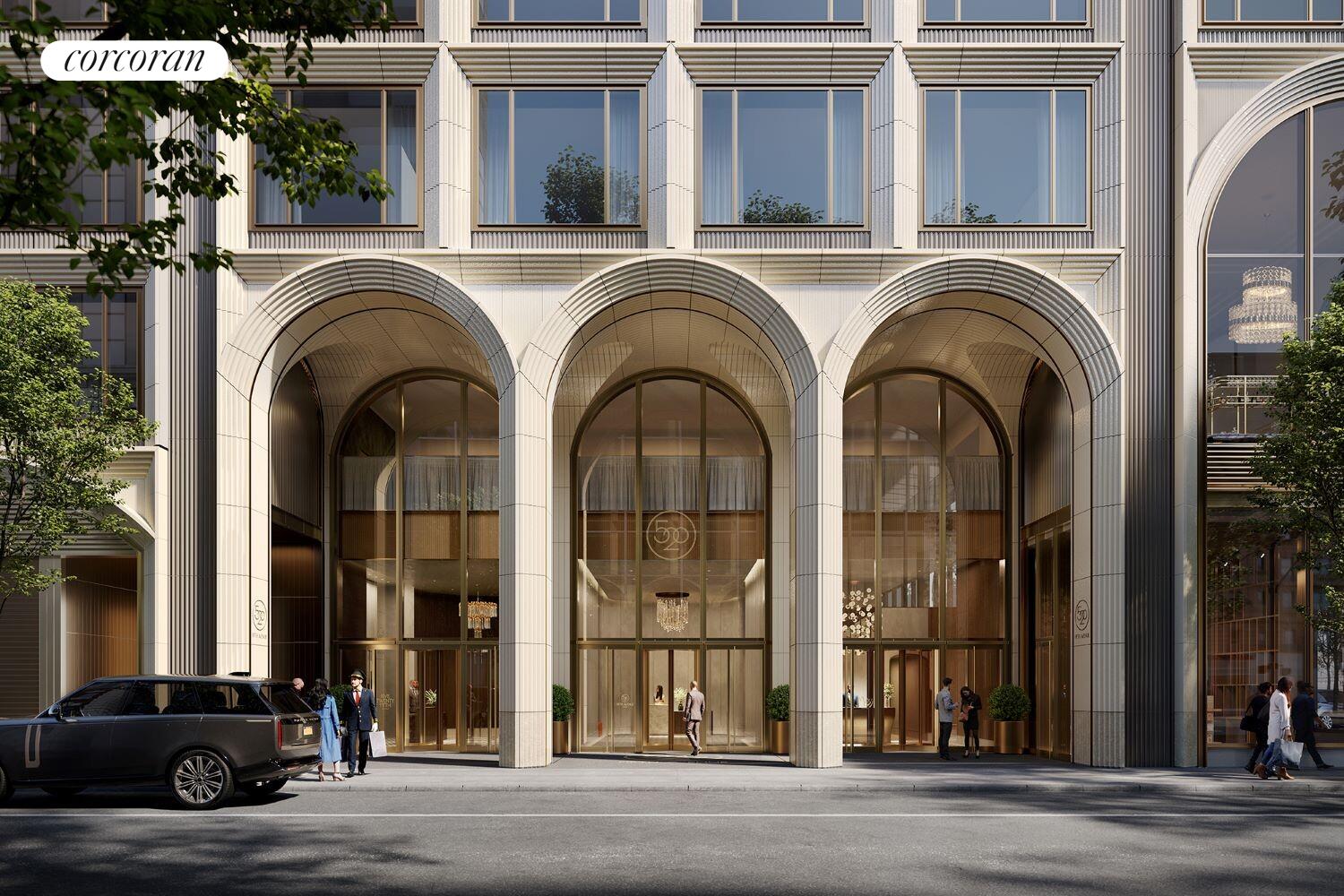 520 5th Avenue, Unit PH78 Manhattan, NY 10036 - Photo 4 of 20 a view of a brick building with a entryway