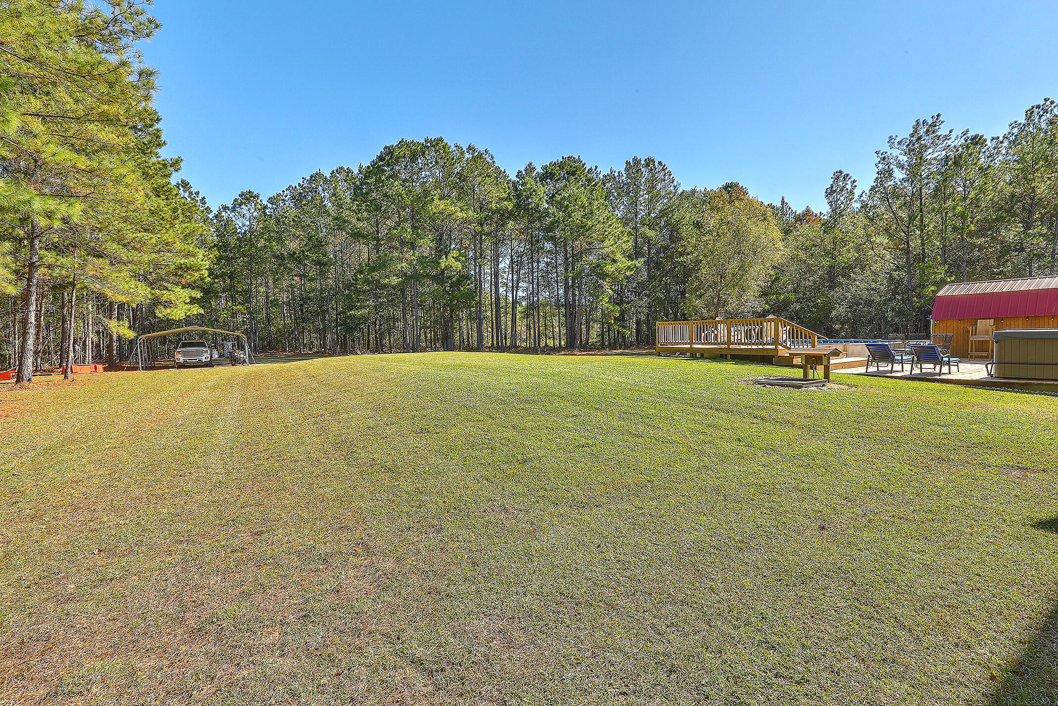 1859 Bellfield Road McClellanville, SC 29458 - Photo 41 of 59 backyard and pond area