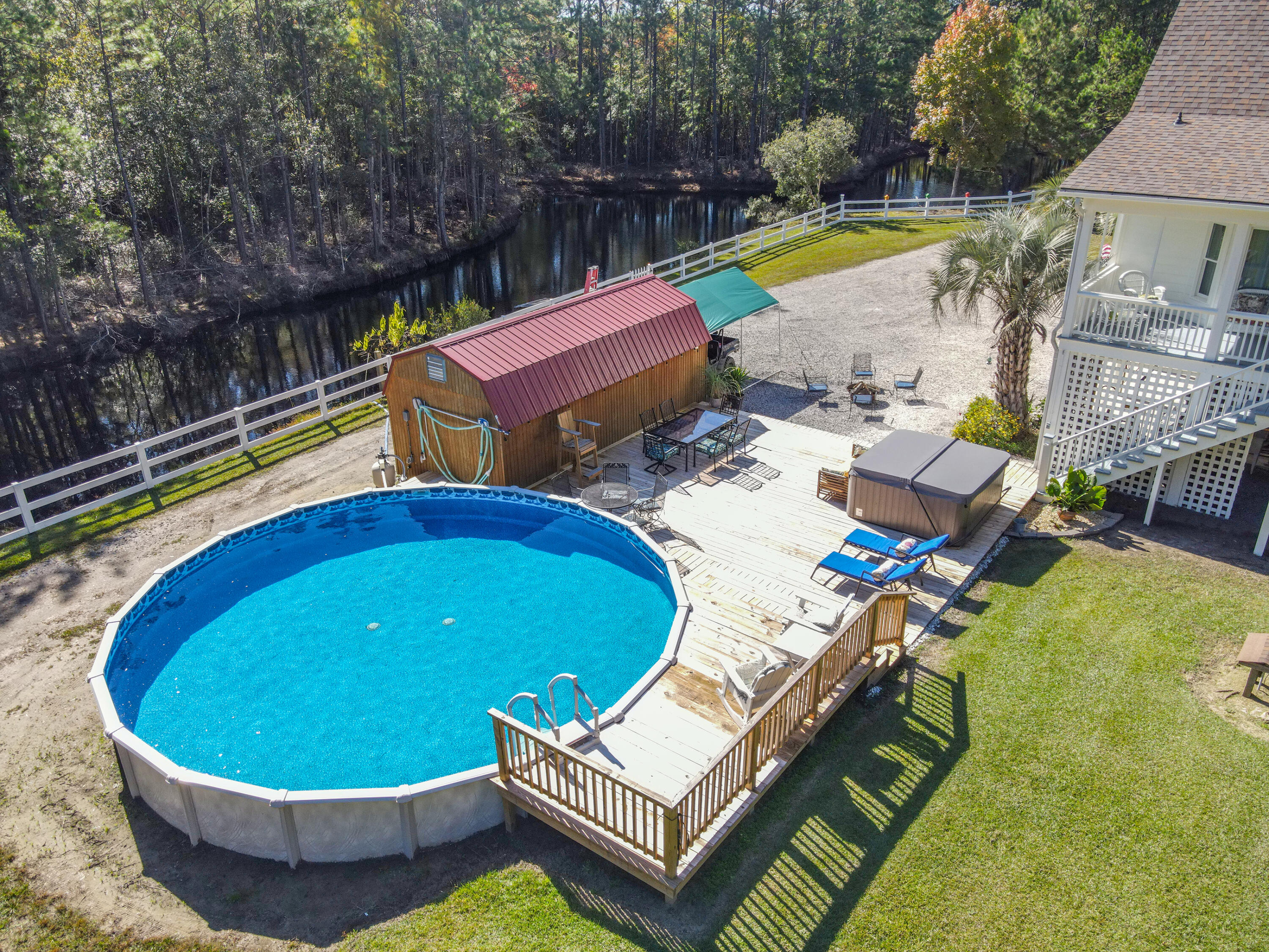 1859 Bellfield Road McClellanville, SC 29458 - Photo 44 of 59 Backyard