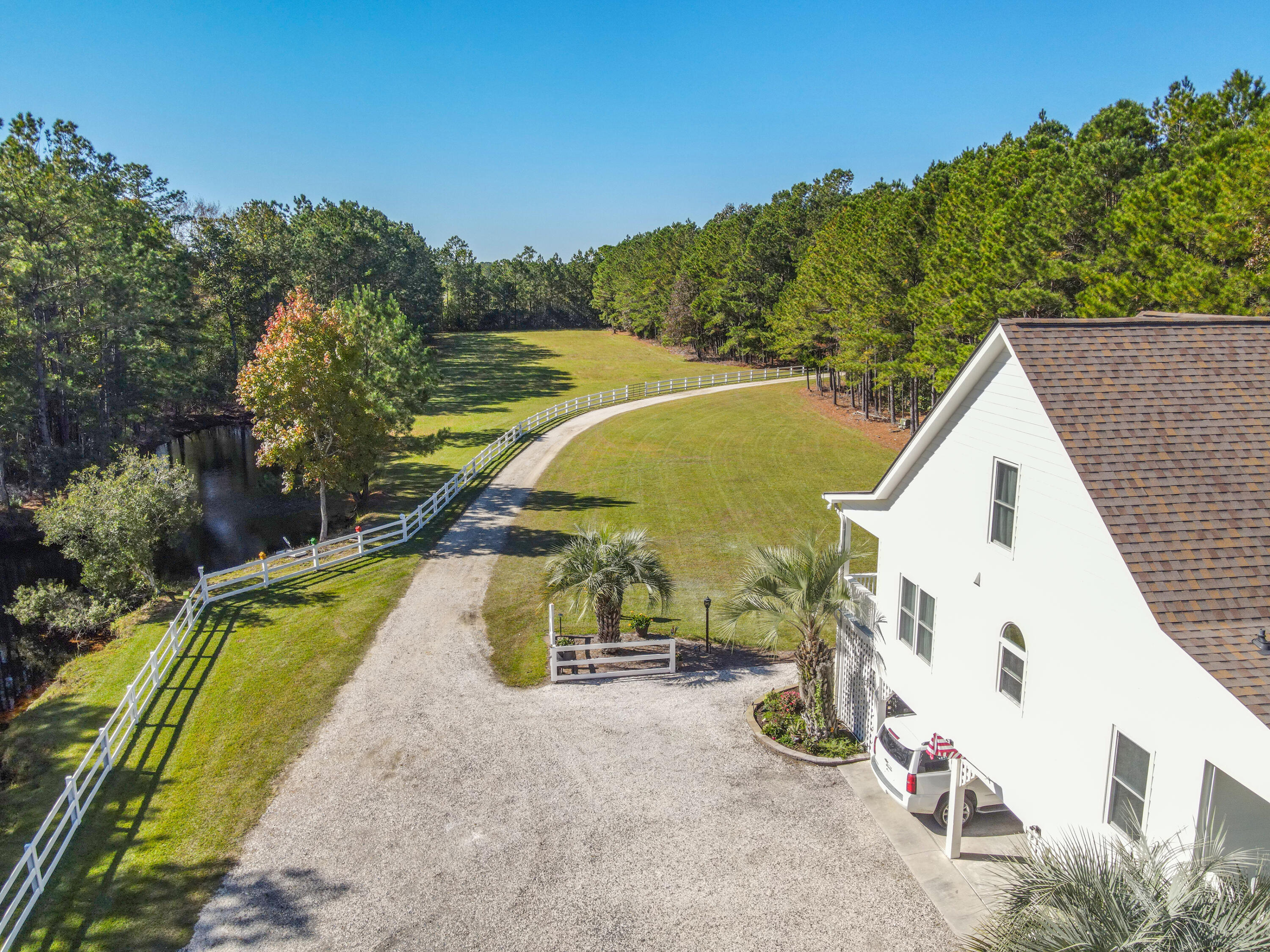 1859 Bellfield Road McClellanville, SC 29458 - Photo 56 of 59 what a great brand new fence
