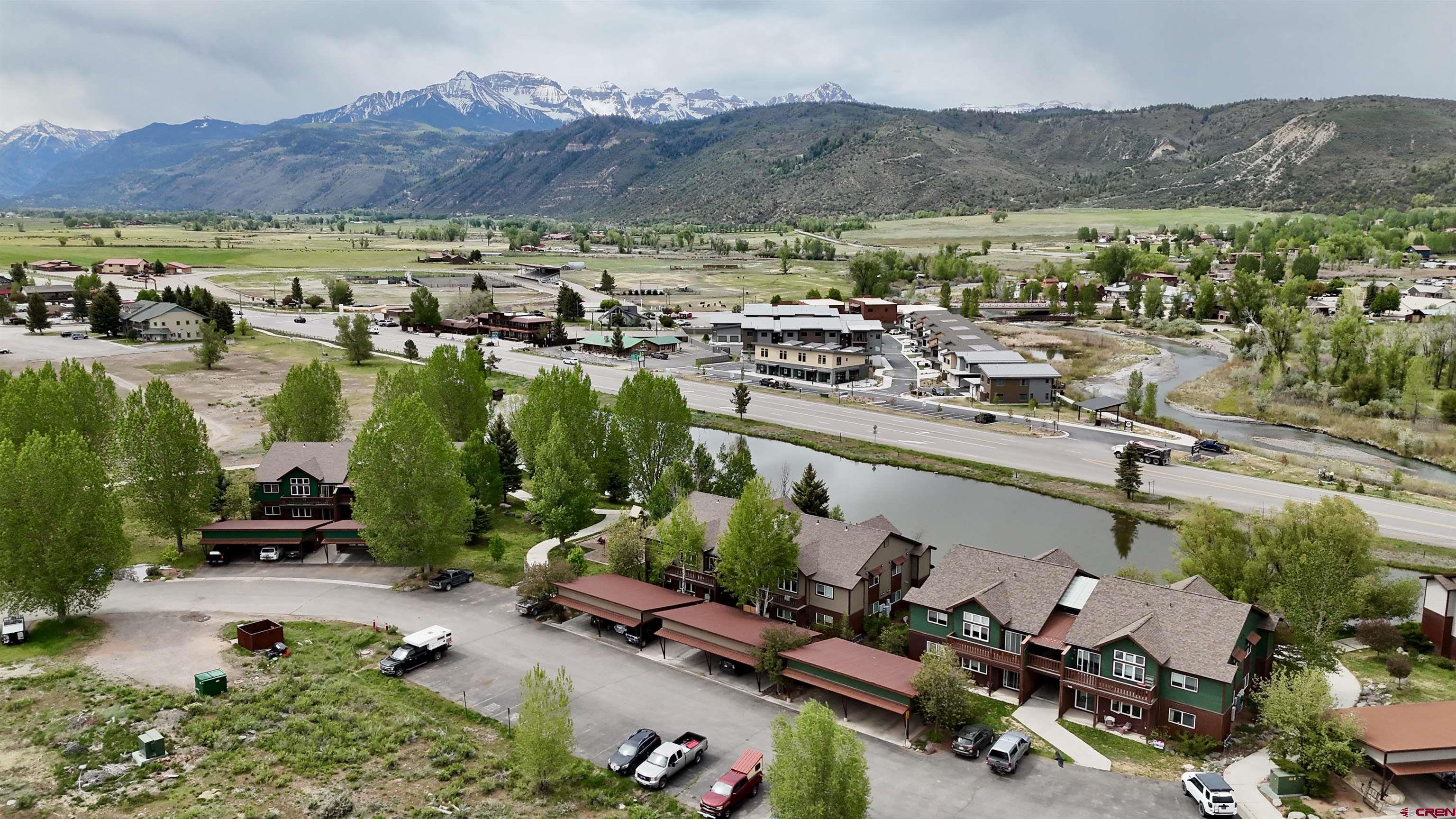 540 Redcliff Circle, Unit E 203 Ridgway, CO 81432 - Photo 3 of 36 an aerial view of a house with outdoor space