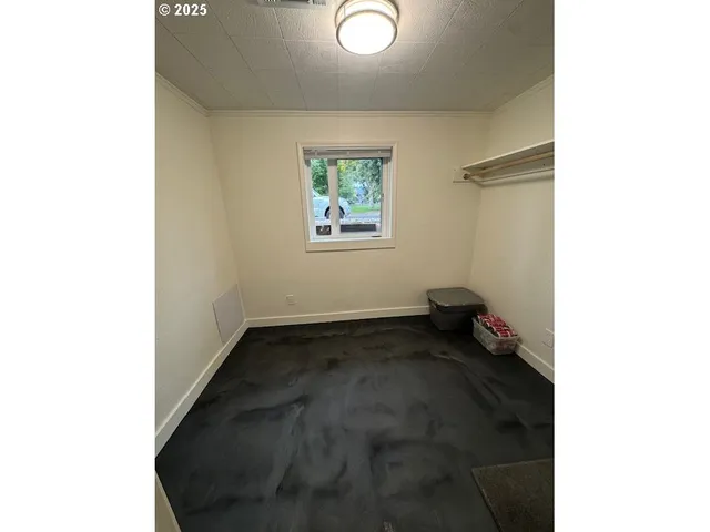 a storage room with storage and utility