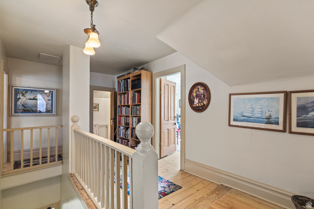 390 North 100 West Monroe, UT 84754 - Photo 89 of 167 Hall featuring an upstairs landing and light wood-style floors
