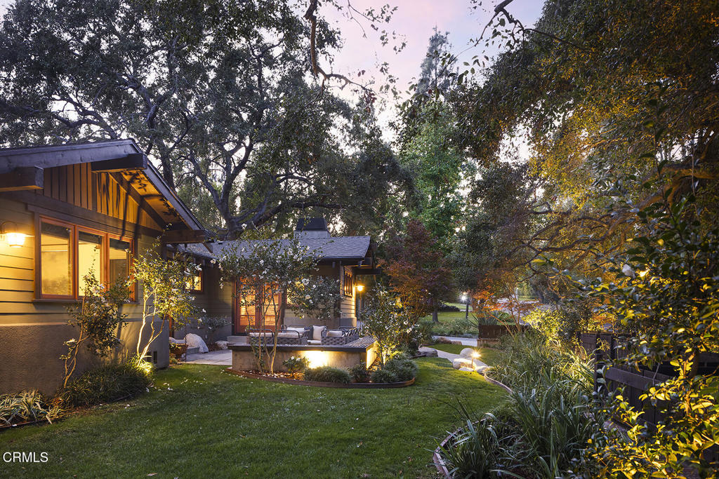 1260 La Loma Road Pasadena, CA 91105 - Photo 40 of 61 a view of a house with a yard porch and sitting area