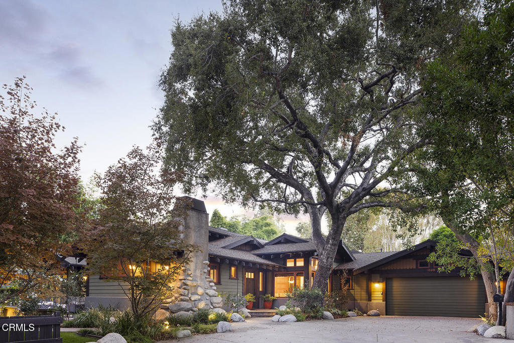 1260 La Loma Road Pasadena, CA 91105 - Photo 4 of 61 a front view of a building with trees