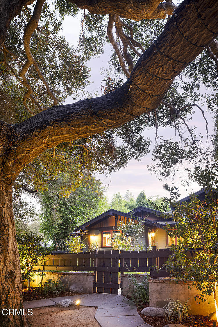 1260 La Loma Road Pasadena, CA 91105 - Photo 6 of 61 a view of swimming pool with an outdoor seating