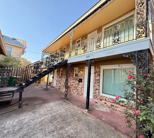 a front view of a building