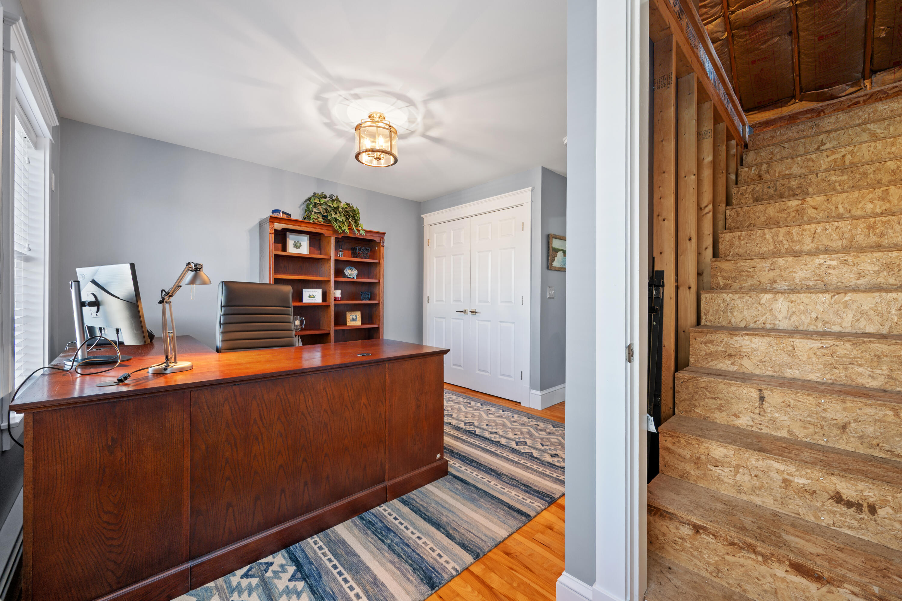 192 Laurel Circle Bangor, ME 04401 - Photo 56 of 85 074-Bedroom 2, Attic Stairs