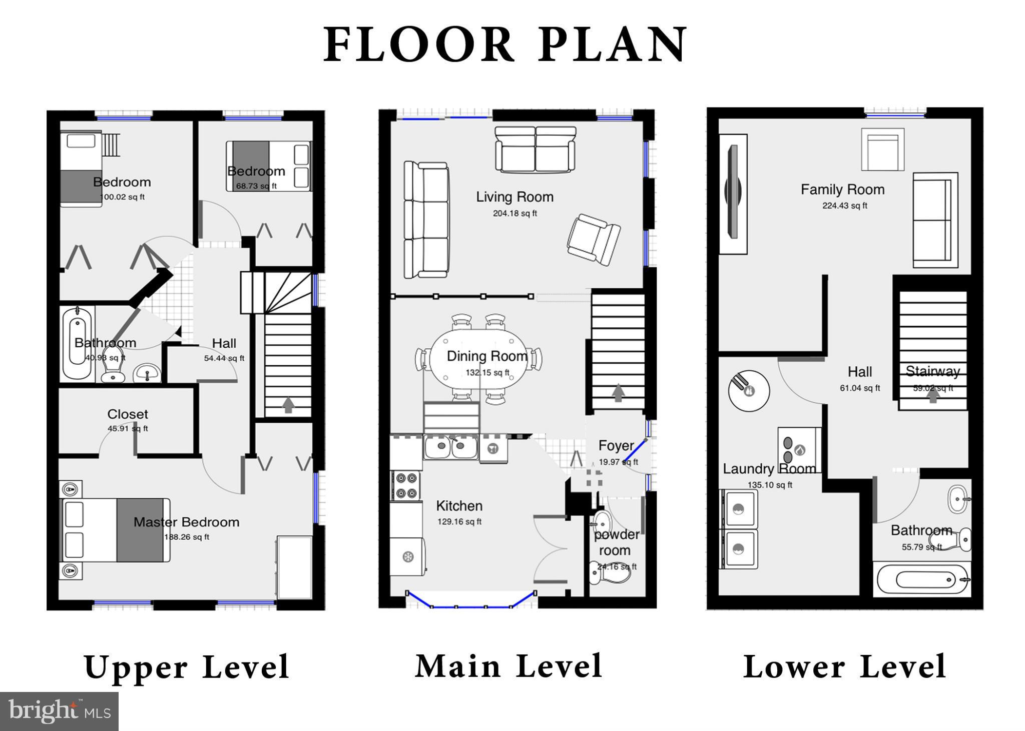 7692 Northern Oaks Court Springfield, VA 22153 - Photo 30 of 30 Floor Plan