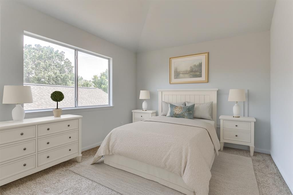 3109 Emory Drive Flower Mound, TX 75022 - Photo 11 of 15 a bedroom with a bed and a closet